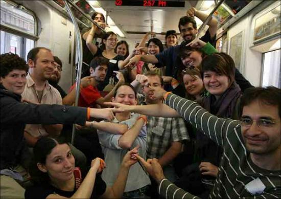 Train Mafia, Come Out and Play 2009. Photo by Lia Bulong, courtesy Come Out and Play.