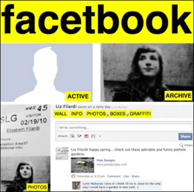 There is an archive of all your revisions. I started to image Facebook having a similar structure
