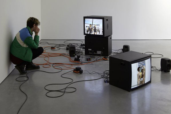 Reenactments, Eva and Franco Mattes, 2007-2010 (installation view)