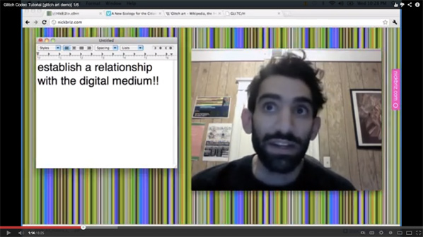 The Glitch Codec Tutorial by Nick Briz