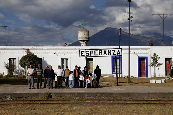 Railstation where the vehicle arrives