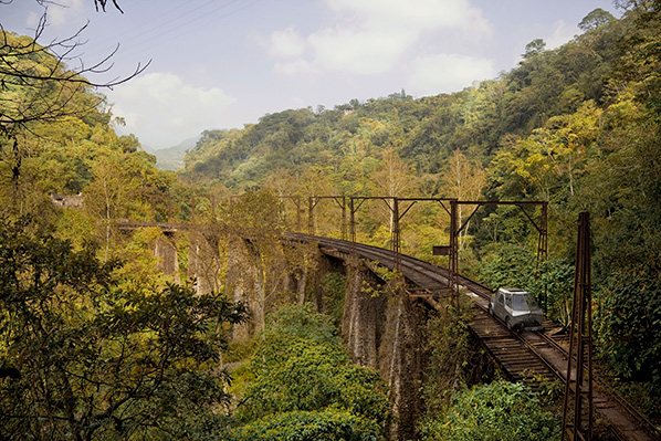 Seft vehicle on rails