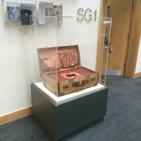 Snowden Archive-in-a-Box. Cambridge University's museum piece installation. Evan Light.﻿