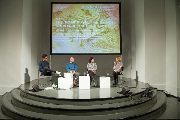 ﻿Jan Willem Wieland, Jamie Allen, Joanna Kempner and Teresa Dillon. Photo by Maria Silvano.