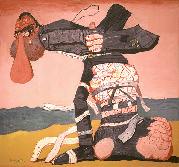 Philip Guston, San Clemente, 1975, Oil on canvas, 68 x 73 1/4 inches