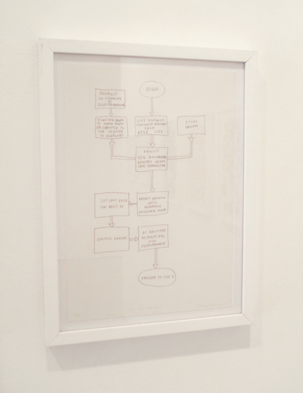 Trading Algorithm using Molecular Formulae of 10 Alkaloids to return feedback on Holographic Dimensions of Consciousness. Susan Treister. Image: Garrett Lynch