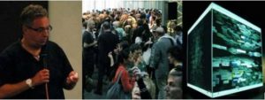 Lev Manovich, ISEA opening night, Exodus, new media, visualisation, cultural analytics,