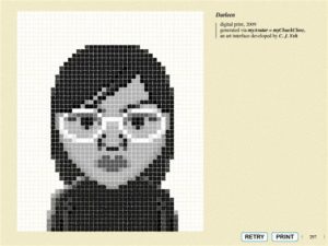 Screenshot from myAvatar=myChuckClose