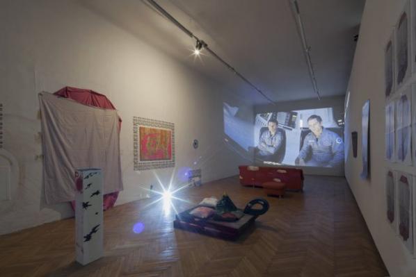 "Artificial Cinema" installation view (2016).