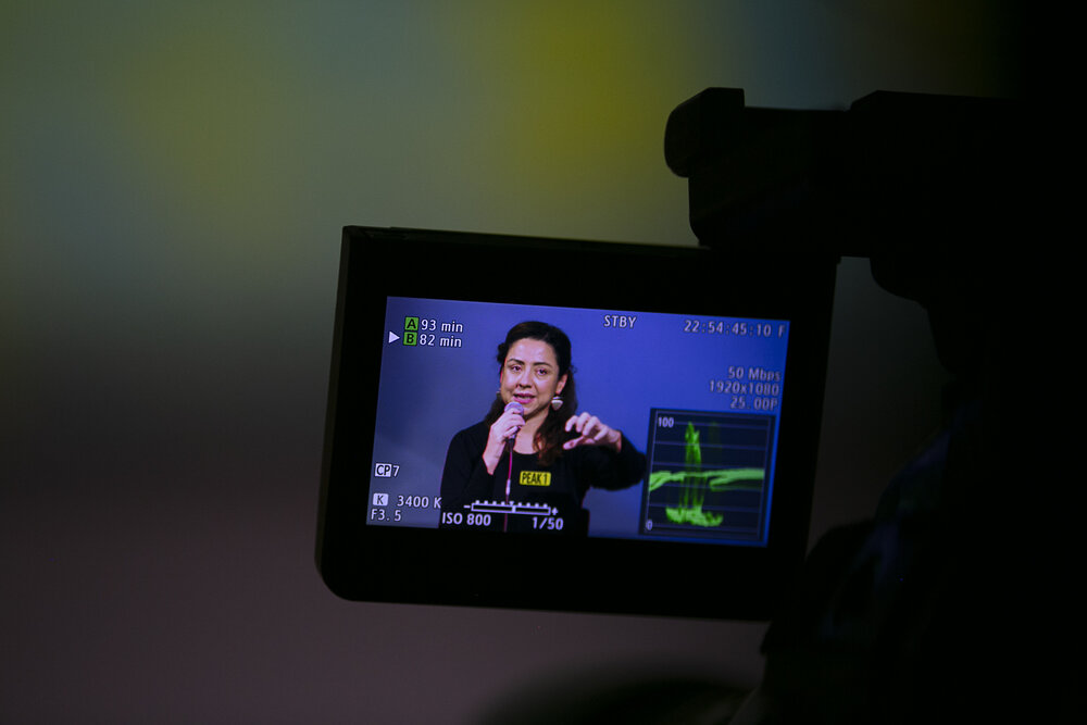 Renata Avila during her intervention