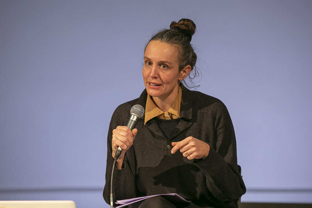 Nicole Vögele during the panel “Illegal Pushbacks and Border Violence”