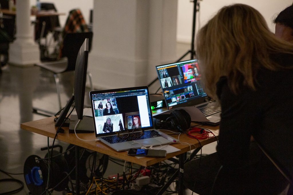 A picture from the backstage of the conference "Hate News VS Free Speech"